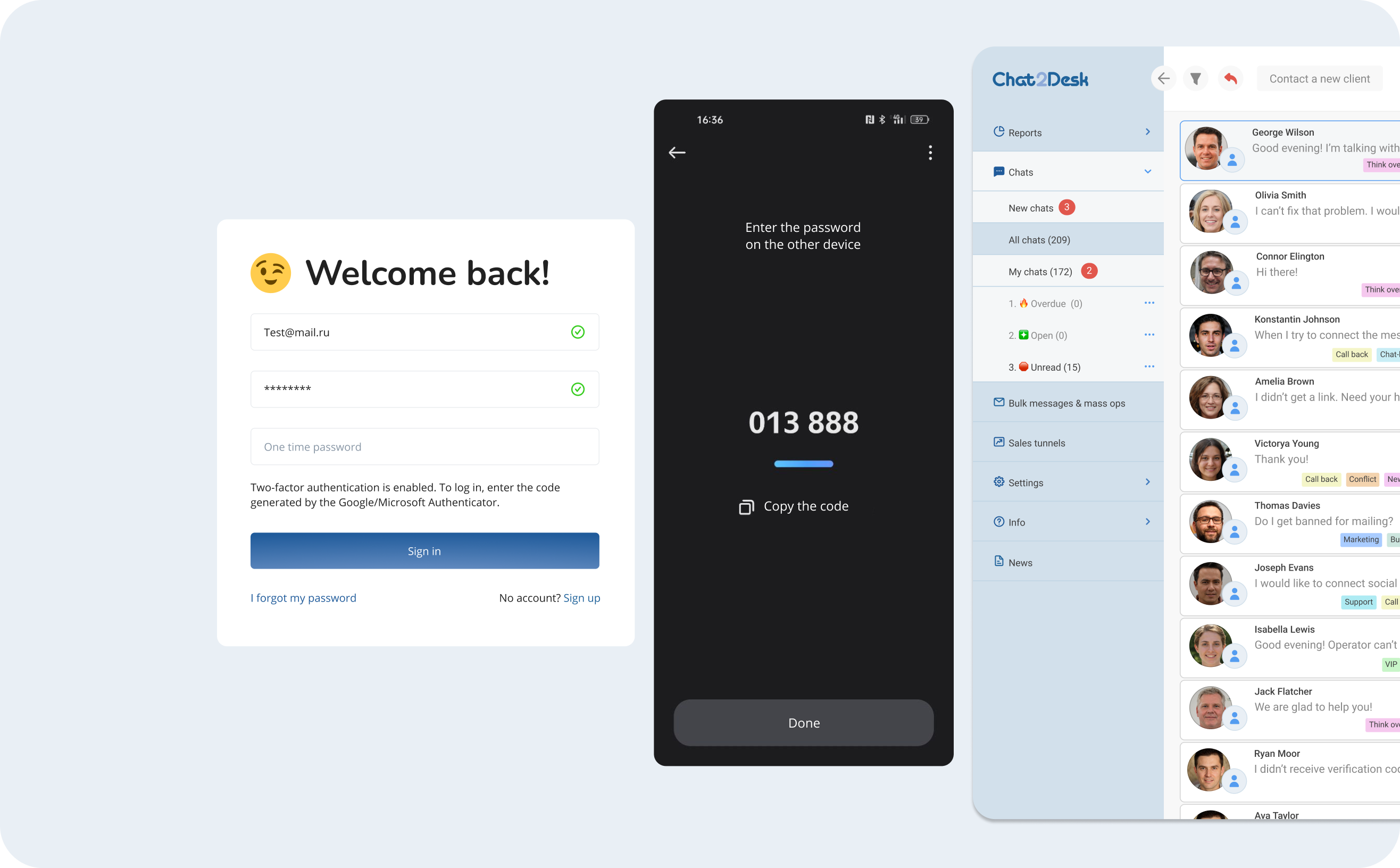 Use two-factor authentication